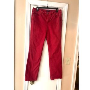 Bandolino Red Samantha Jeans